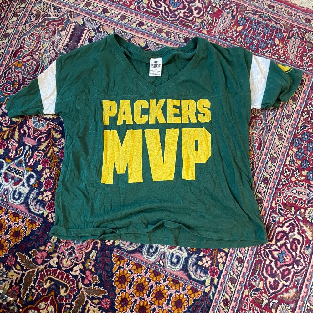 PINK Green Bay Packers Womens Shirt